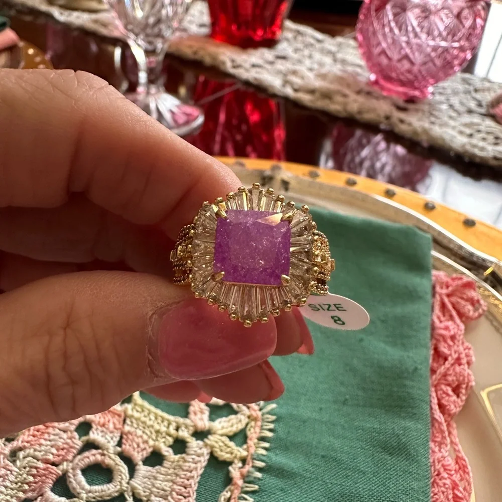 Bomb Party RARE UNICORN Ring Too‎ Brilliant To behave ring Size 8